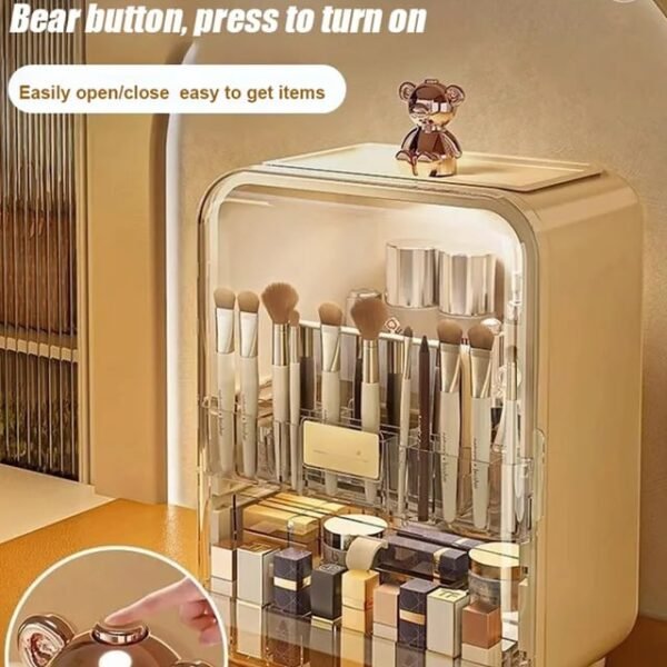 Upgraded light luxury cosmetics storage box, storage of cosmetics, a must-have gift box for girls,