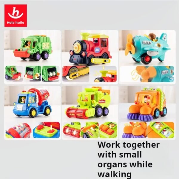 🇸🇬 Singapore Fast Delivery | HuiLe Engineering Truck Toys – Inertia Vehicles for Kids | Perfect Birthday Gift!