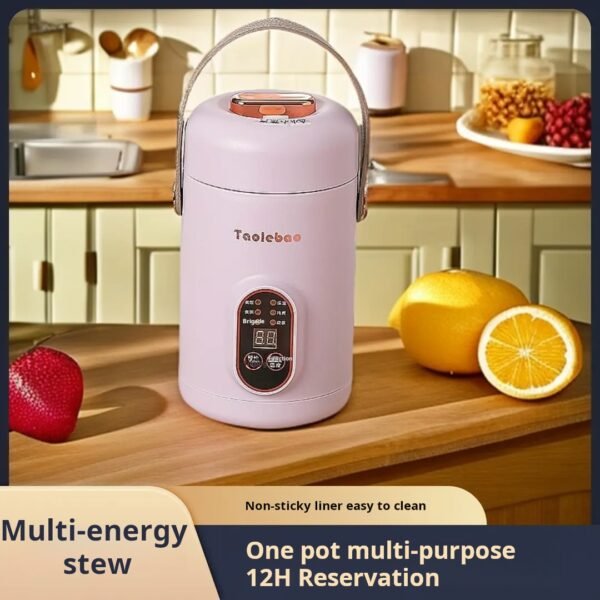 🎉 618 Early Deal | FREE Steamer Tray! 3rd Gen Multi-Cooker Pot | Mini Automatic Rice Cooker for Porridge, Soup & More | Perfect for Office & Solo Use